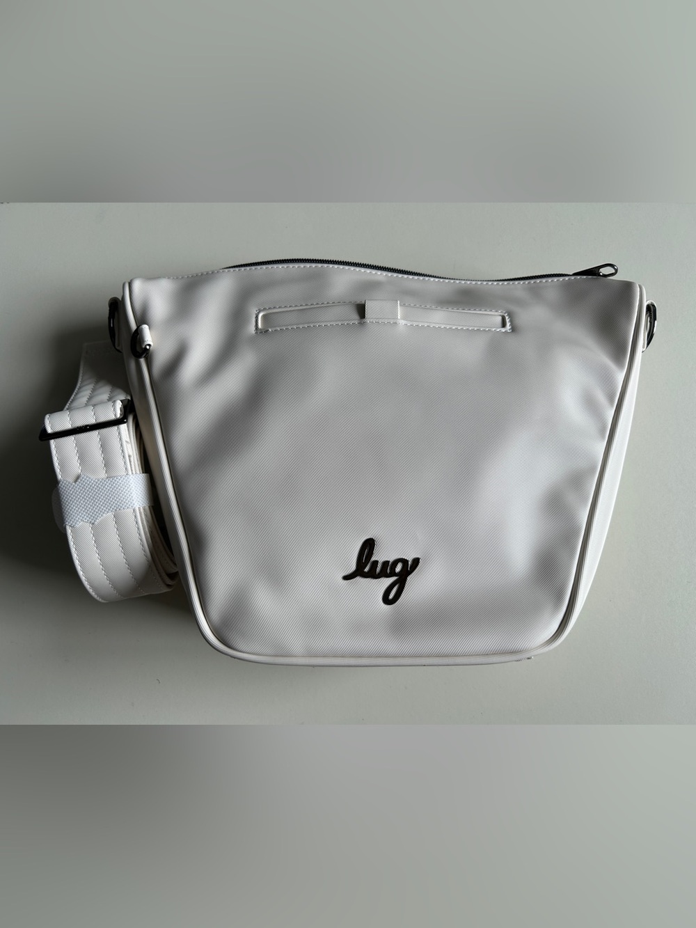 LUG VL QUEST SATIN LUXE CROSSBODY MACADAMIA NWT